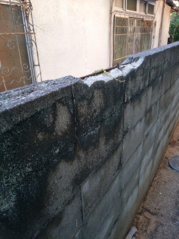 ブロック塀補修