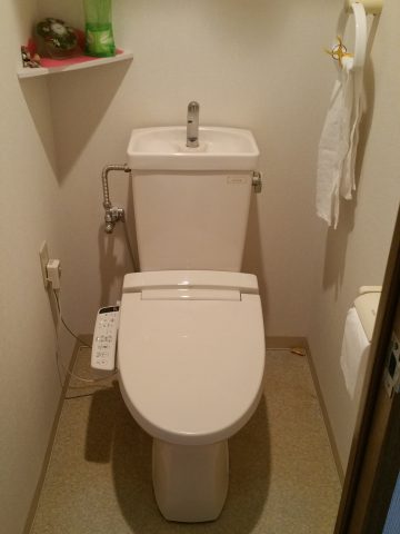 TOTOトイレからTOTOのHVへ取り替え