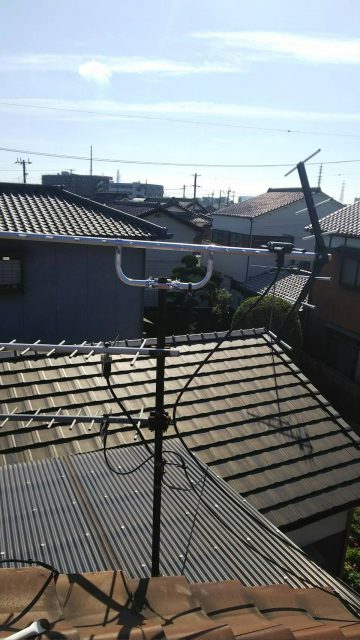TVアンテナ線からの雨漏り　兵庫県