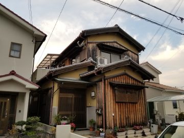 焼き板塗装