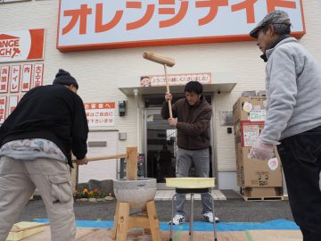 餅つき