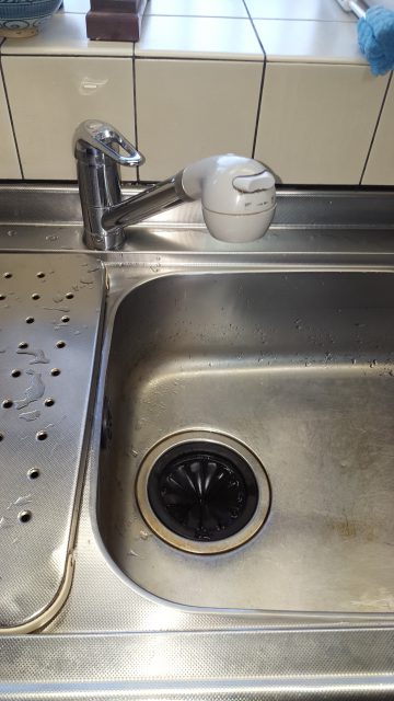キッチン水栓取替工事