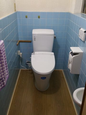 トイレ工事　和式をようしきに