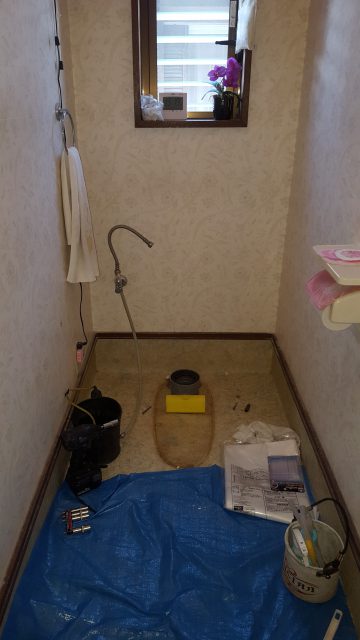 赤穂市　トイレ交換工事