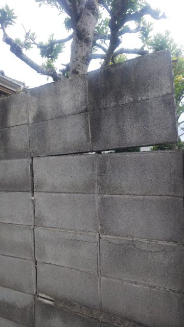 ブロック塀改修
