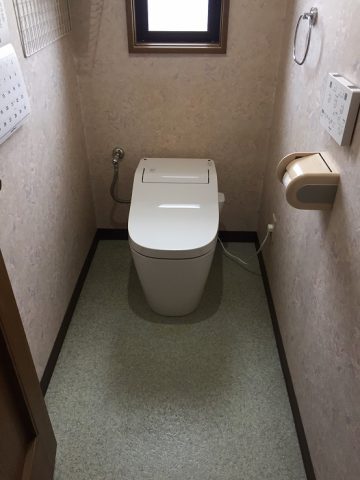 上郡町　タンクの無いトイレ交換