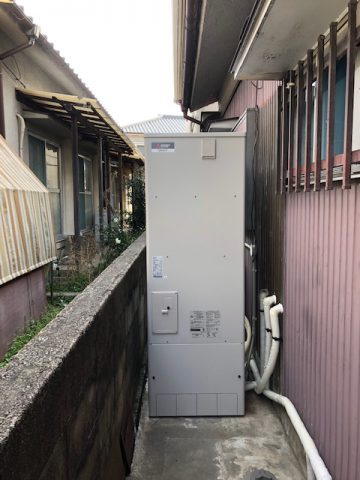 姫路市　電気温水器からエコキュートへ交換