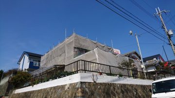 上郡町　外壁の塗装工事