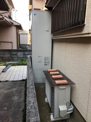 姫路市　電気温水器からエコキュート