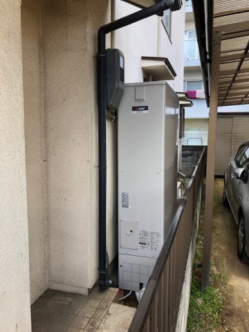 姫路市　電気温水器から薄型エコキュートへ交換