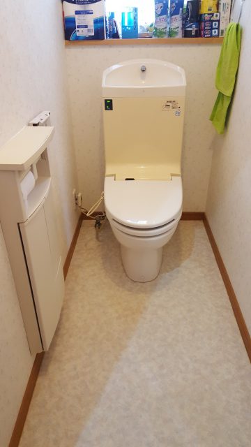 手洗い付トイレ取替