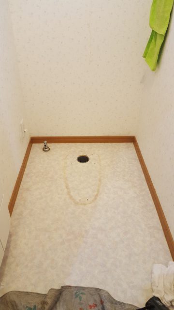 手洗い付トイレ取替