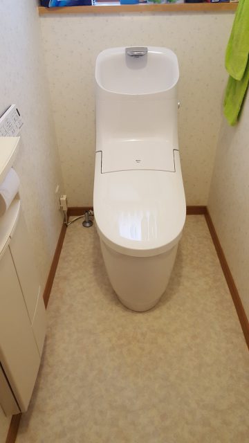 手洗い付トイレ取替