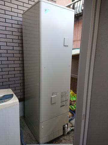 太子町　電気温水器からエコキュートに替えました