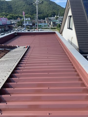 たつの市　折半屋根塗装工事　