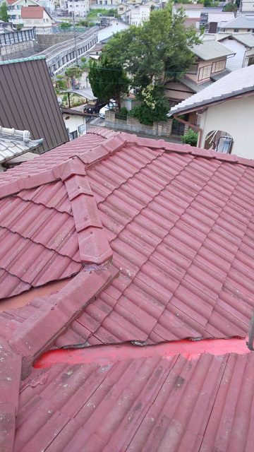 相生市 モ二エル瓦屋根の塗装 株式会社オレンジナイト Orange Knight 相生市 モ二エル瓦屋根の塗装 株式会社オレンジナイト Orange Knight
