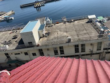 家島　雨樋掃除