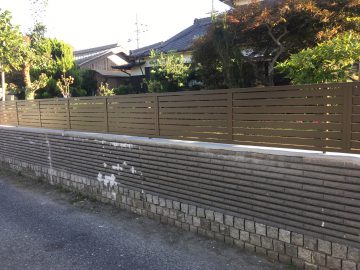 姫路市　フェンス工事