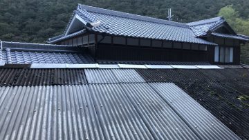 上郡町　倉庫屋根補修工事