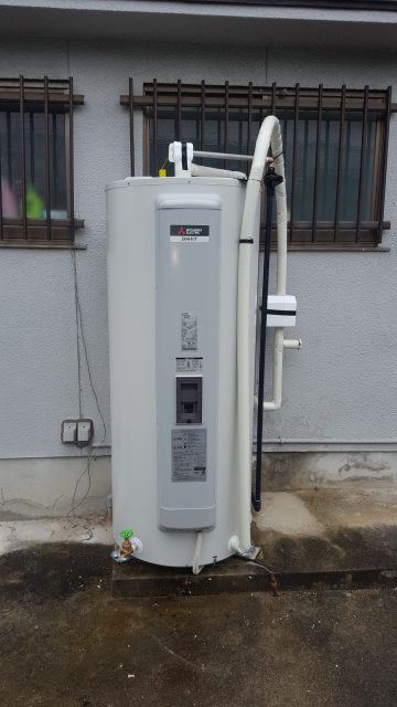 電機温水器取替