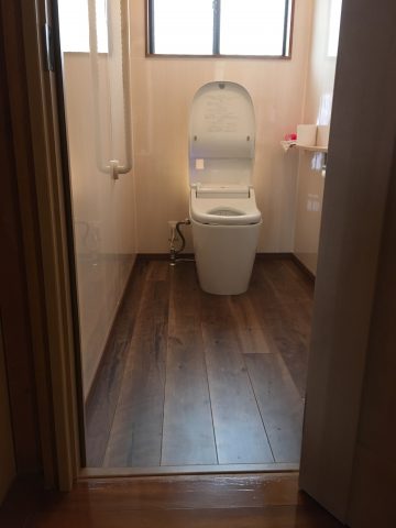 姫路市　介護保険使ってのトイレ改装工事