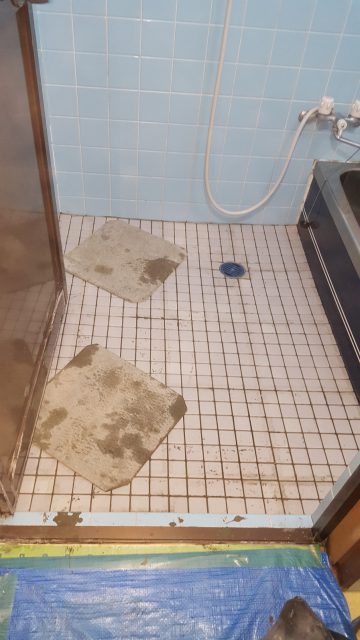浴室床改修