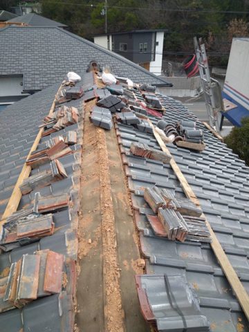 姫路市　屋根雨漏り修理