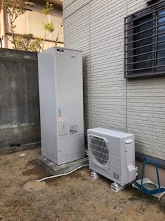 姫路市　電気温水器からエコキュートに交換