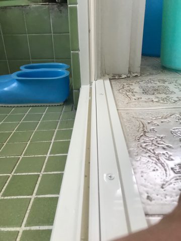 姫路市　浴室ﾄﾞｱの取替え