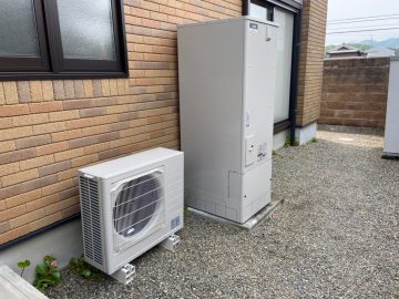 姫路市　電気温水器からエコキュートへ取替え