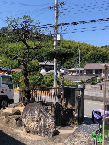 姫路市　植木の伐採剪定