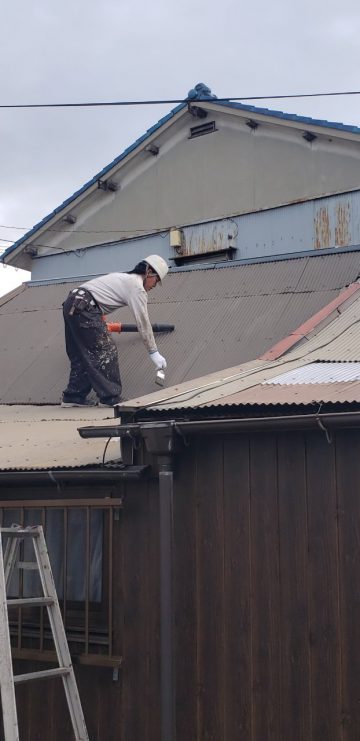 姫路市　トタン屋根塗装工事