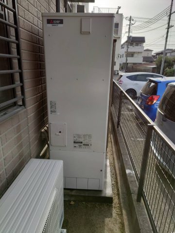 姫路市　電気温水器からエコキュートへの取替