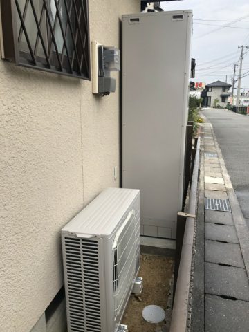 姫路市　エコキュート入替え工事