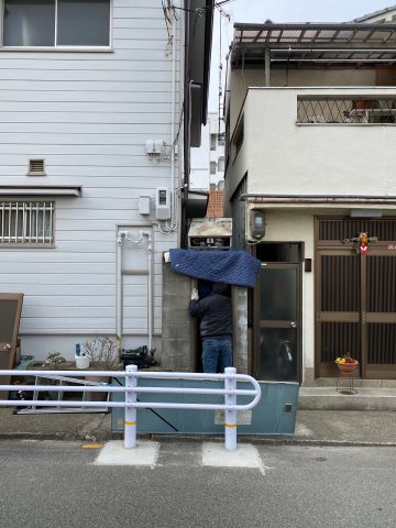 ダイキンエコキュート狭い所