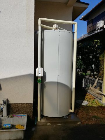 赤穂市　電気温水器給湯配管修理