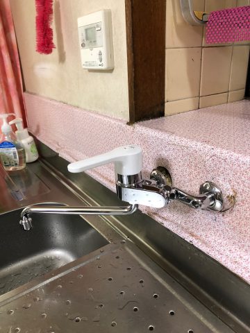 姫路市　キッチンの蛇口から水漏れ