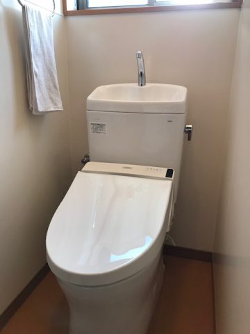 高砂市でTOTOピュアレストへトイレリフォーム工事