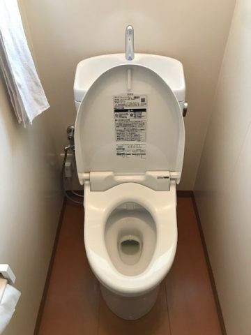 高砂市でTOTOピュアレストへトイレリフォーム