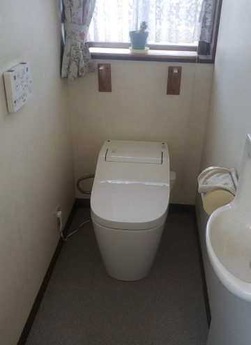 相生市　泡で洗浄出来るトイレに取替！