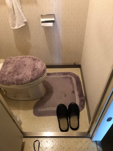 トイレクッションフロア貼替前