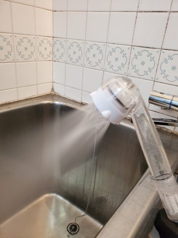 シャワーバス水栓取替