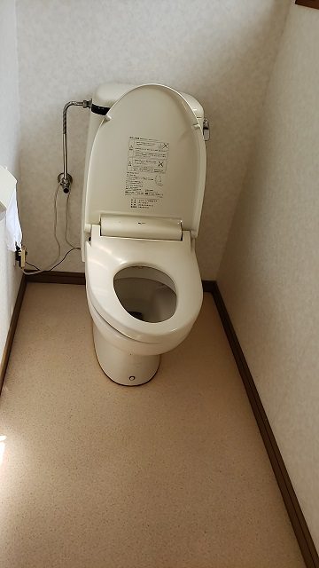 節水トイレなのに流れがすごい！施工前