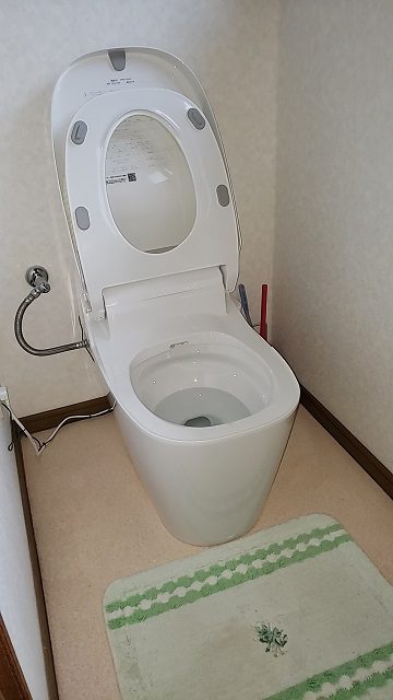 節水トイレなのに流れがすごい！施工後