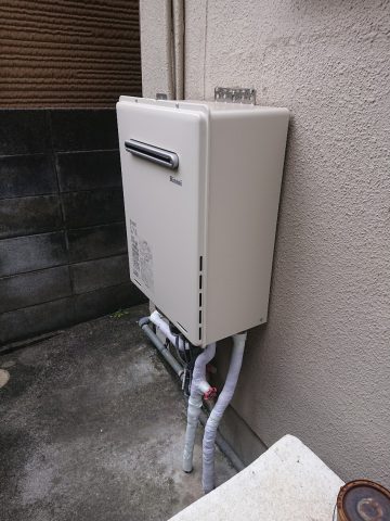 姫路市　ガス給湯器取替工事