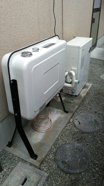 石油給湯機の取替！施工後