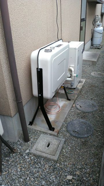 石油給湯機の取替！施工後