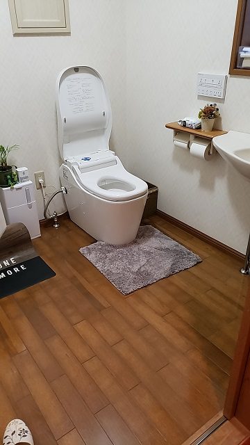 トイレを全自動に！施工後