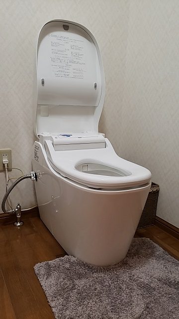 トイレを全自動に！施工後