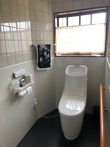 掃除のしやすいトイレリフォーム　姫路